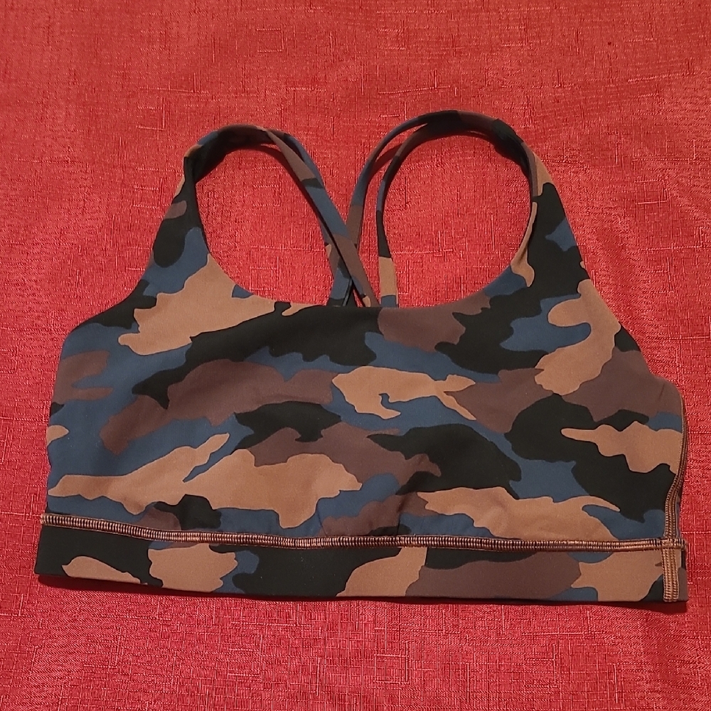 Lululemon Blue and Brown Sports Bra Intimates
